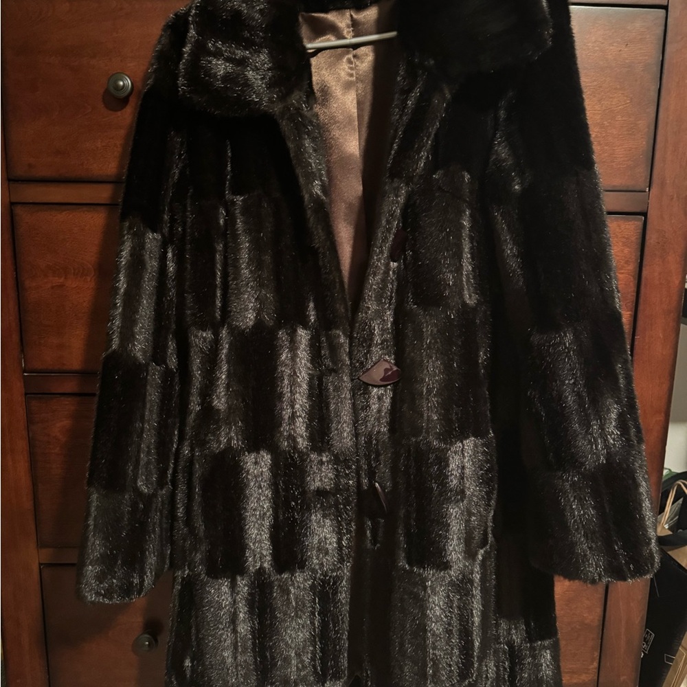 Luxurious Dark Brown Teddy Coat - Women’s Plush Outerwear